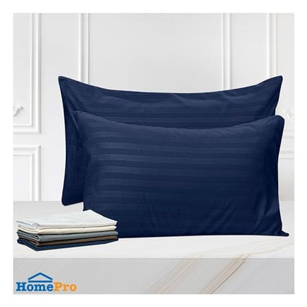 ปลอกหมอนหนุน PICASSO SMILE 20x30 นิ้ว สี NAVY BLUE แพ็ก 2 ชิ้น_4