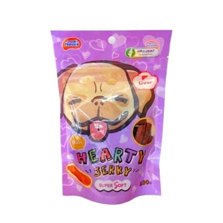 ขนมสุนัข NOVEE HEARTY JERKY MINI LIVER FLAVOR 100 ก.