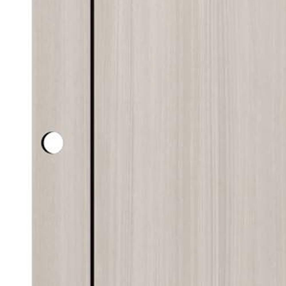 ประตูห้องน้ำ UPVC PARAZZO PUL-B06 70X200 ซม. สีสักเทา เจาะลูกบิด