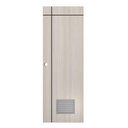 ประตูห้องน้ำ UPVC PARAZZO PUL-B06 70X200 ซม. สีสักเทา เจาะลูกบิด_0