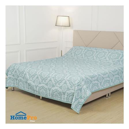 ผ้าคลุมเตียง 6 ฟุต HOME LIVING STYLE RILEY สีเขียว_7