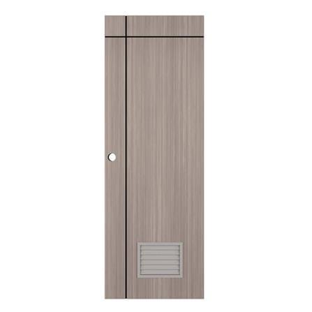 ประตูห้องน้ำ UPVC PARAZZO PUL-B06 70X200 ซม. สีเท็กซัส โอ๊ค เจาะลูกบิด