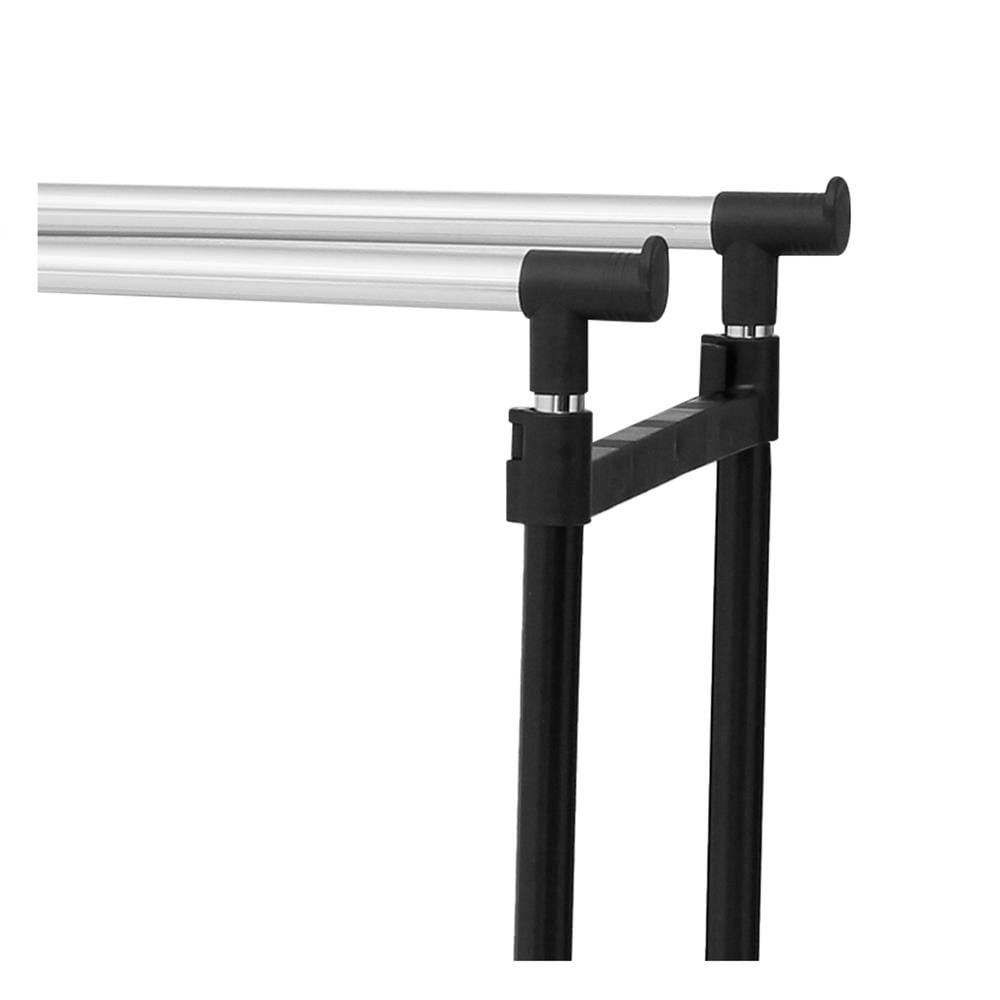 ราวแขวนผ้าบาร์คู่ปรับระดับ PLIM 81x43x90 ซม. สีดำ