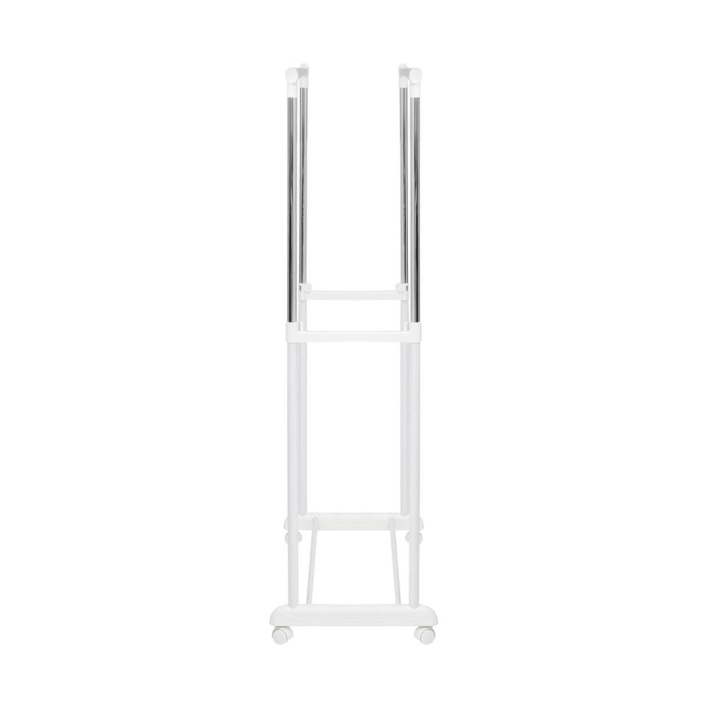 ราวแขวนผ้าบาร์คู่ปรับระดับ PLIM 81x43x90 ซม. สีขาว