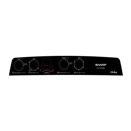 เครื่องซักผ้า 2 ถัง SHARP ES-TW130BK 13 กก. สีดำ_3