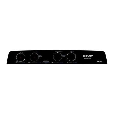 เครื่องซักผ้า 2 ถัง SHARP ES-TW110BK 11 กก. สีดำ_3
