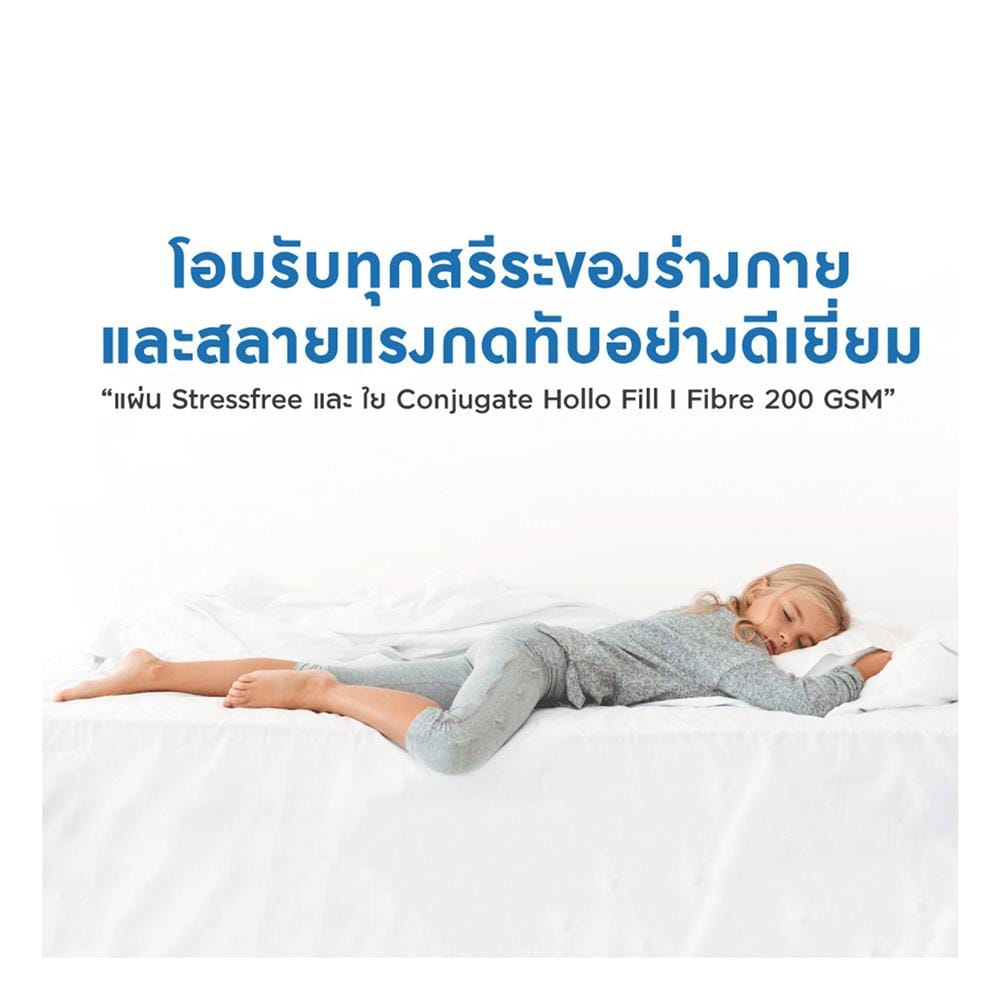 ที่นอนสปริง 6 ฟุต MIDAS รุ่น LAMP พร้อมหมอนหนุน 2 ชิ้น