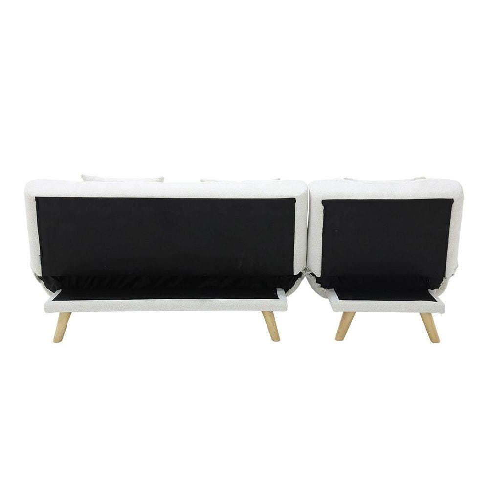 โซฟาเข้ามุม KONCEPT JAWY 19227795 สีครีม