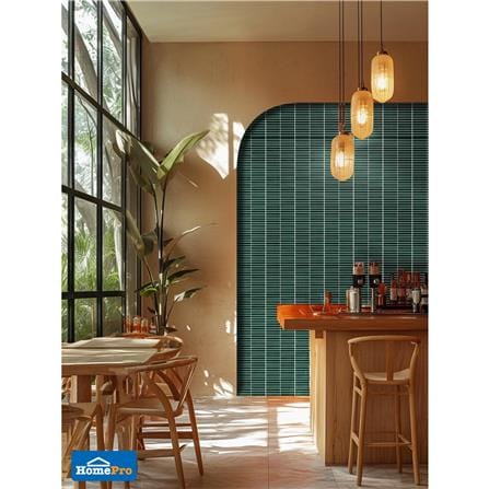 โมเสคพอร์ซเลน 30x30 ซม. COTTO ลิเนียร์ ฟอเรสท์ เขียว_2