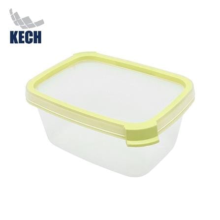 กล่องอาหารเหลี่ยม 0.5 ลิตร KECH NEAT สีเหลือง_1