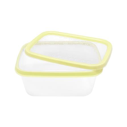 กล่องอาหารเหลี่ยม 0.5 ลิตร KECH NICE สีเหลือง แพ็ก 4 ชิ้น_2