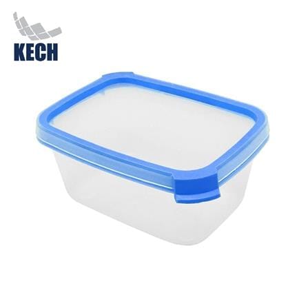 กล่องอาหารเหลี่ยม 0.5 ลิตร KECH NEAT สีฟ้า