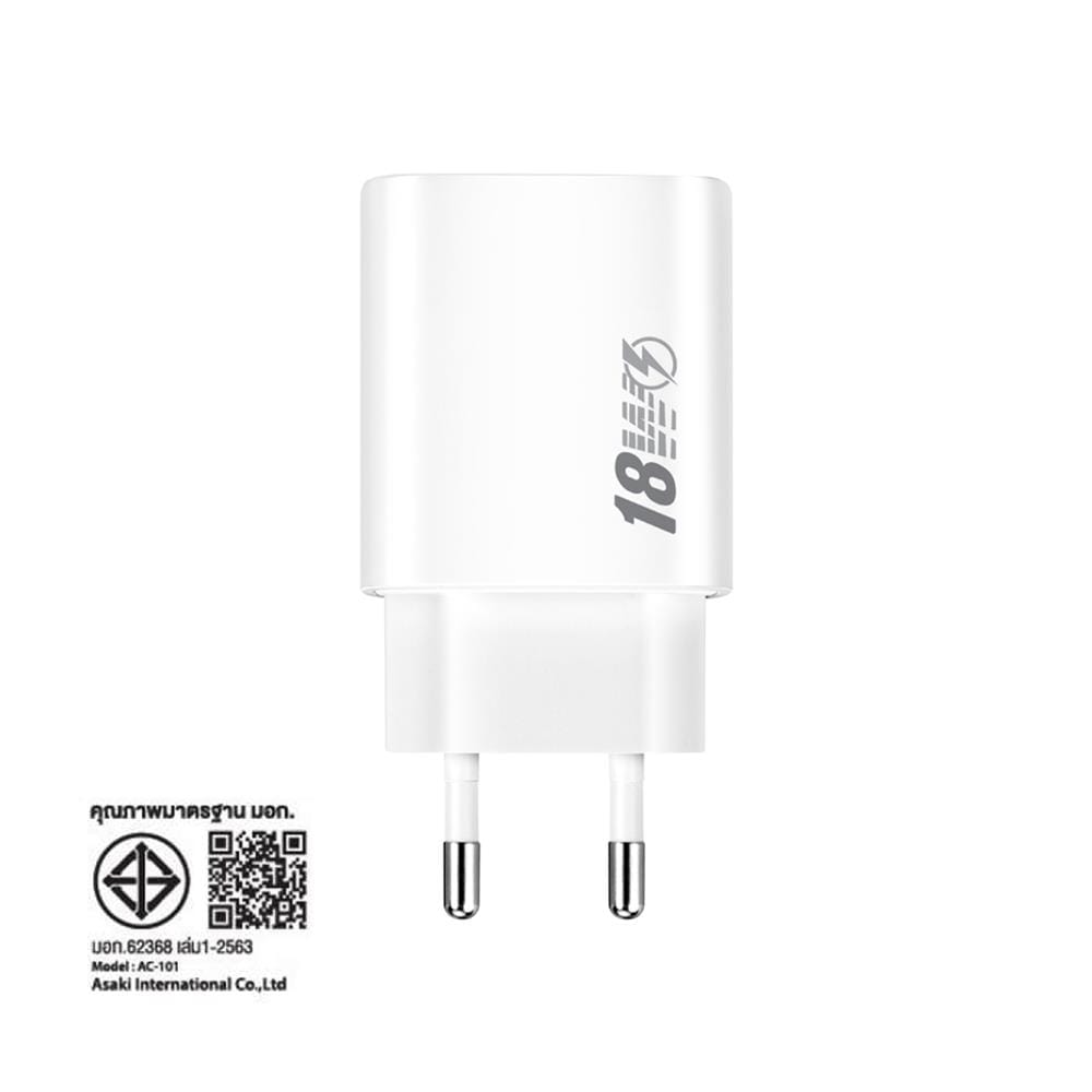 ชุดสายชาร์จ USB-A TO TYPE-C ASAKI A-2228