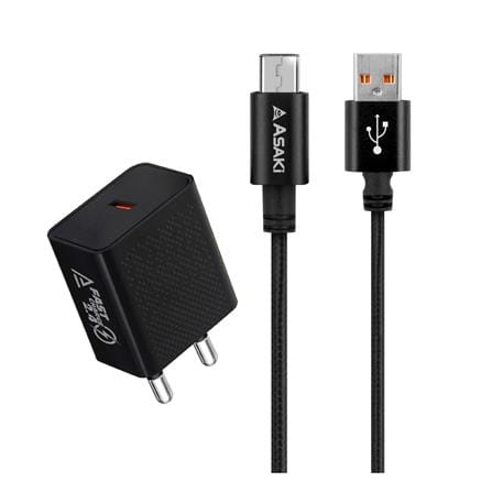 ชุดสายชาร์จ USB TO MICRO ASAKI A-2535