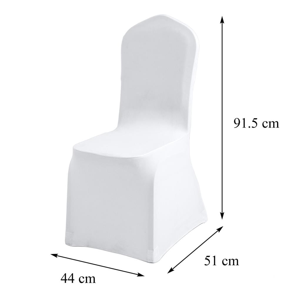 ผ้าคลุมเก้าอี้สำเร็จรูป FURDINI SPENDEX-FINELY สีขาว