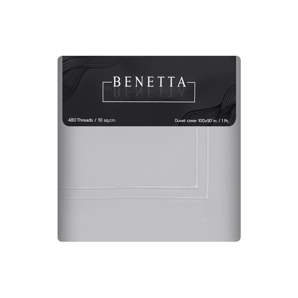 ปลอกผ้านวม BENETTA ELEGANCE 100x90 นิ้ว สี GREY