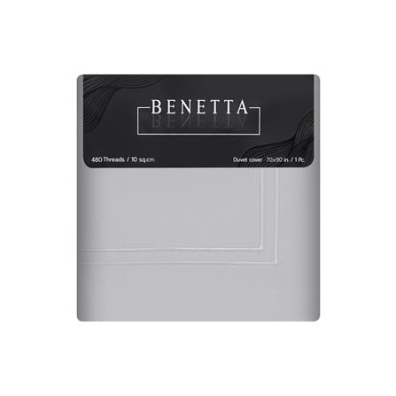 ปลอกผ้านวม BENETTA ELEGANCE 70x90 นิ้ว สี GREY_3