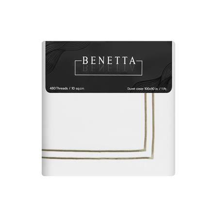 ปลอกผ้านวม BENETTA ELEGANCE 100x90 นิ้ว สี WHITE_3