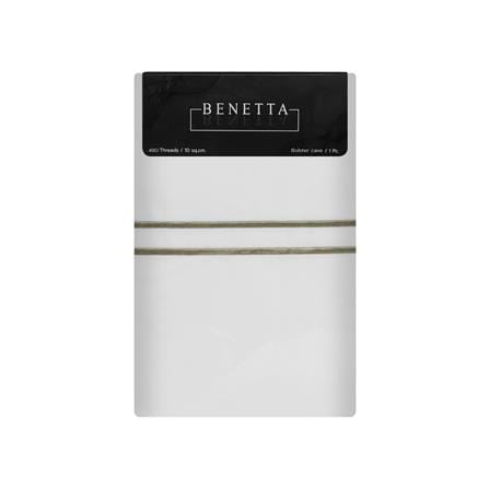 ปลอกหมอนข้าง BENETTA ELEGANCE สี WHITE_3