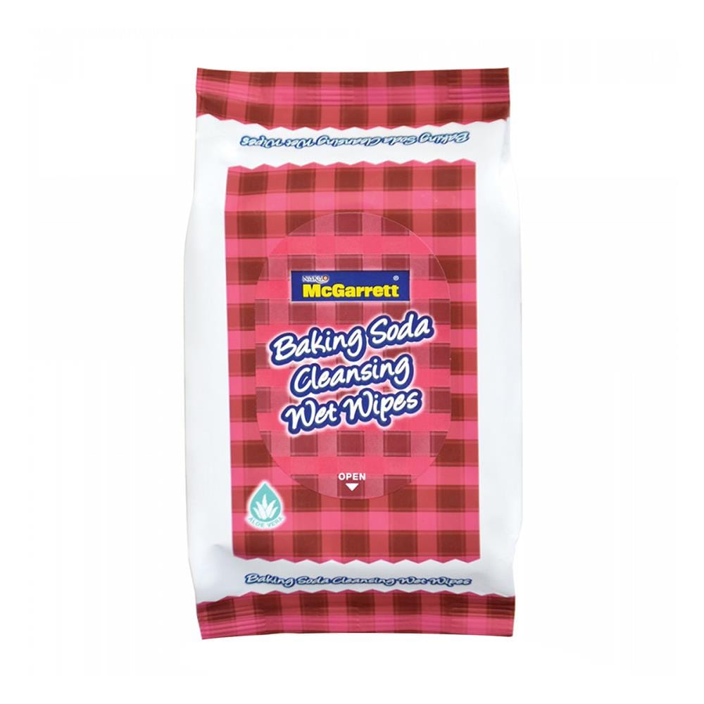 ผ้าเช็ดทำความสะอาด MCGARRETT BAKING SODA 20 แผ่น
