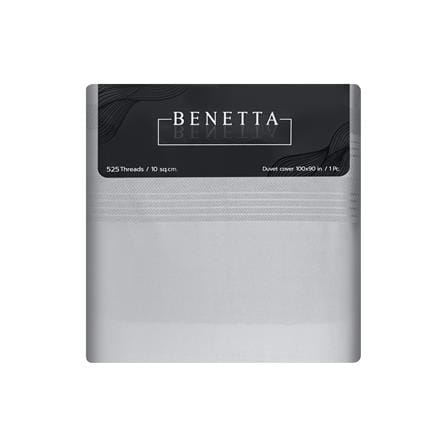 ปลอกผ้านวม BENETTA WISDOM 100x90 นิ้ว สี METALLIC GREY_6