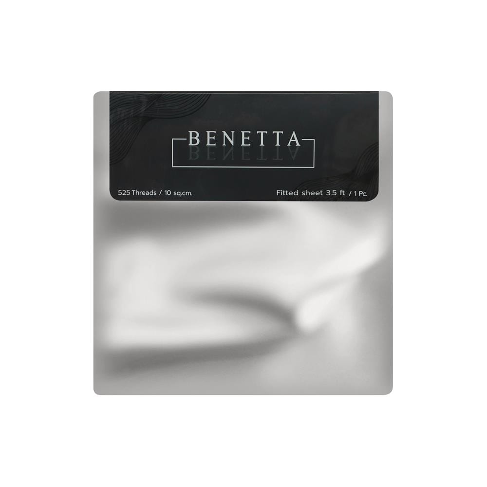 ผ้าปูที่นอน 3.5 ฟุต BENETTA OPERA สี SILVER