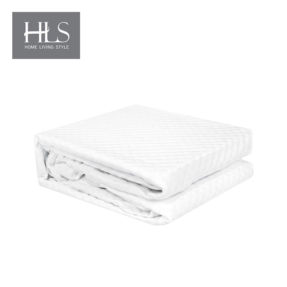 ผ้ารองกันเปื้อนเคลือบกันน้ำ KING SIZE HOME LIVING STYLE LUNAR สีขาว