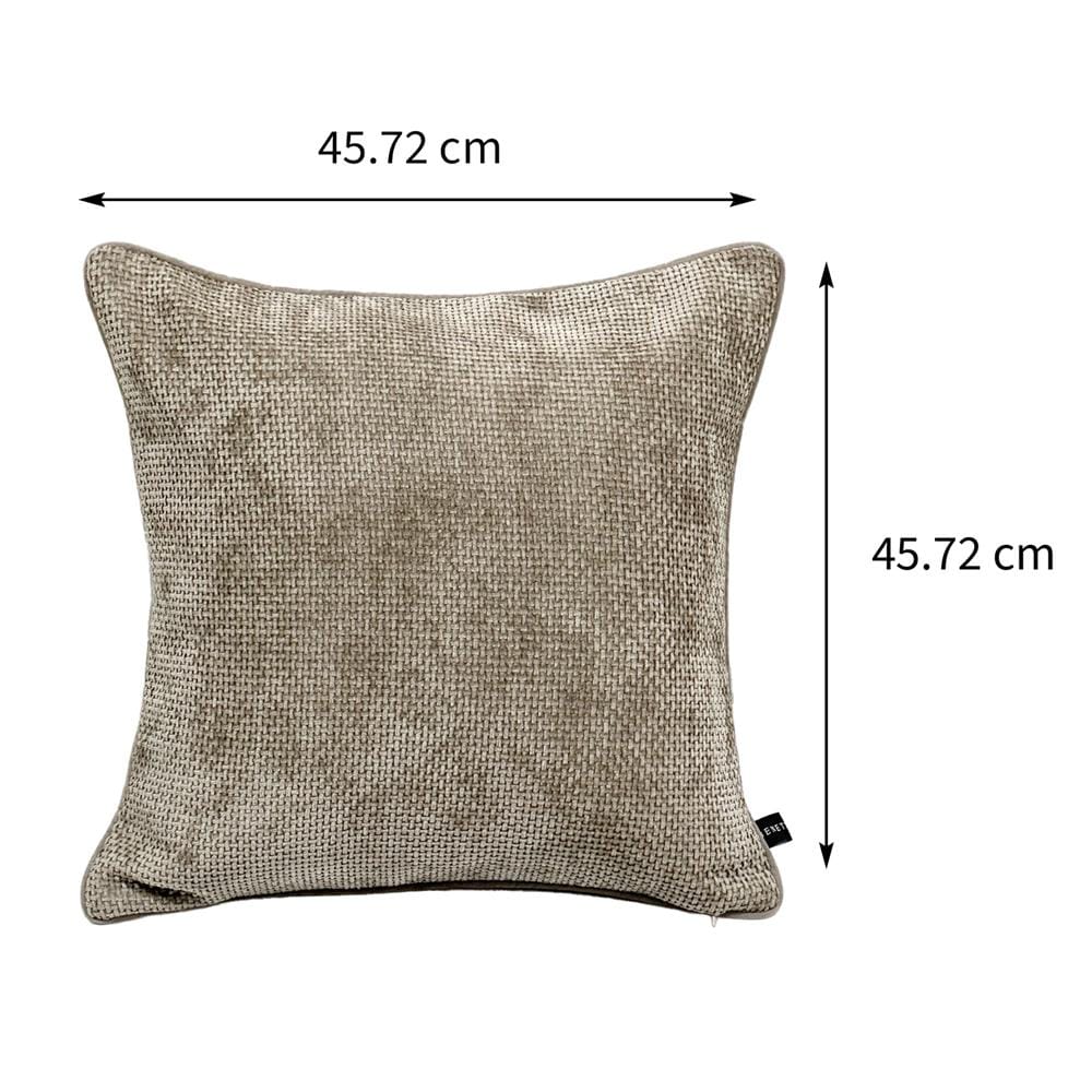 หมอนอิง BENETTA FARIK 18X18 นิ้ว สีน้ำตาล