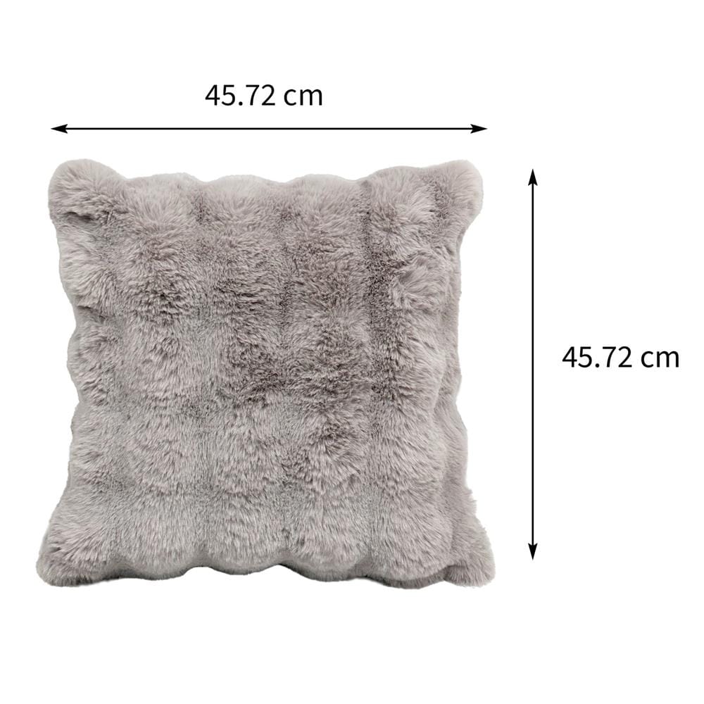 หมอนอิง HOME LIVING STYLE HILLARY 18X18 นิ้ว สีเทา