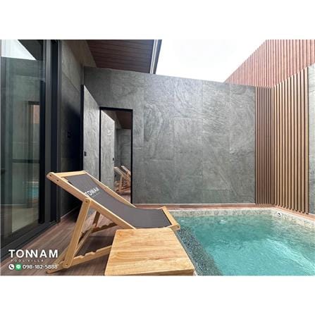 แผ่นตกแต่งผนัง STONE DECOR กรูฟ สโตน เทา 61x122 ซม._4