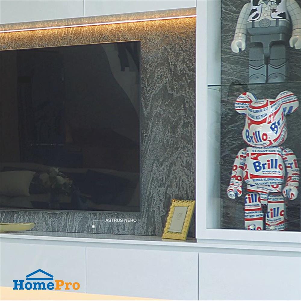 แผ่นตกแต่งผนัง STONE DECOR แอสทรัล เนโร 61x122 ซม.