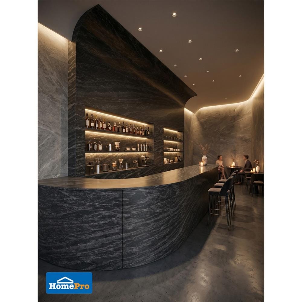 แผ่นตกแต่งผนัง STONE DECOR แอสทรัล เนโร 122x244 ซม.