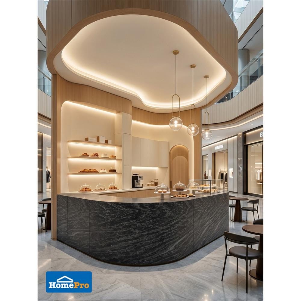แผ่นตกแต่งผนัง STONE DECOR แอสทรัล เนโร 122x244 ซม.
