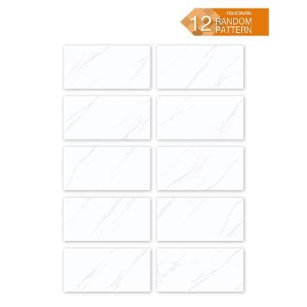 กระเบื้องพื้นพอร์ซเลน 30x60 ซม. TARA บอร์ไนต์ ขาว 1.44 ตร.ม._1