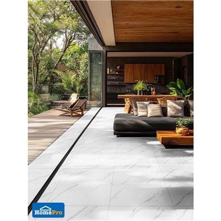กระเบื้องพื้นพอร์ซเลน 30x60 ซม. TARA บอร์ไนต์ ขาว 1.44 ตร.ม._2