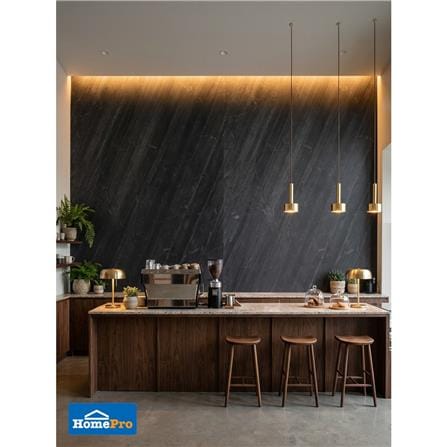 แผ่นตกแต่งผนัง STONE DECOR เปียต้า นัวส์ 122x244 ซม._2