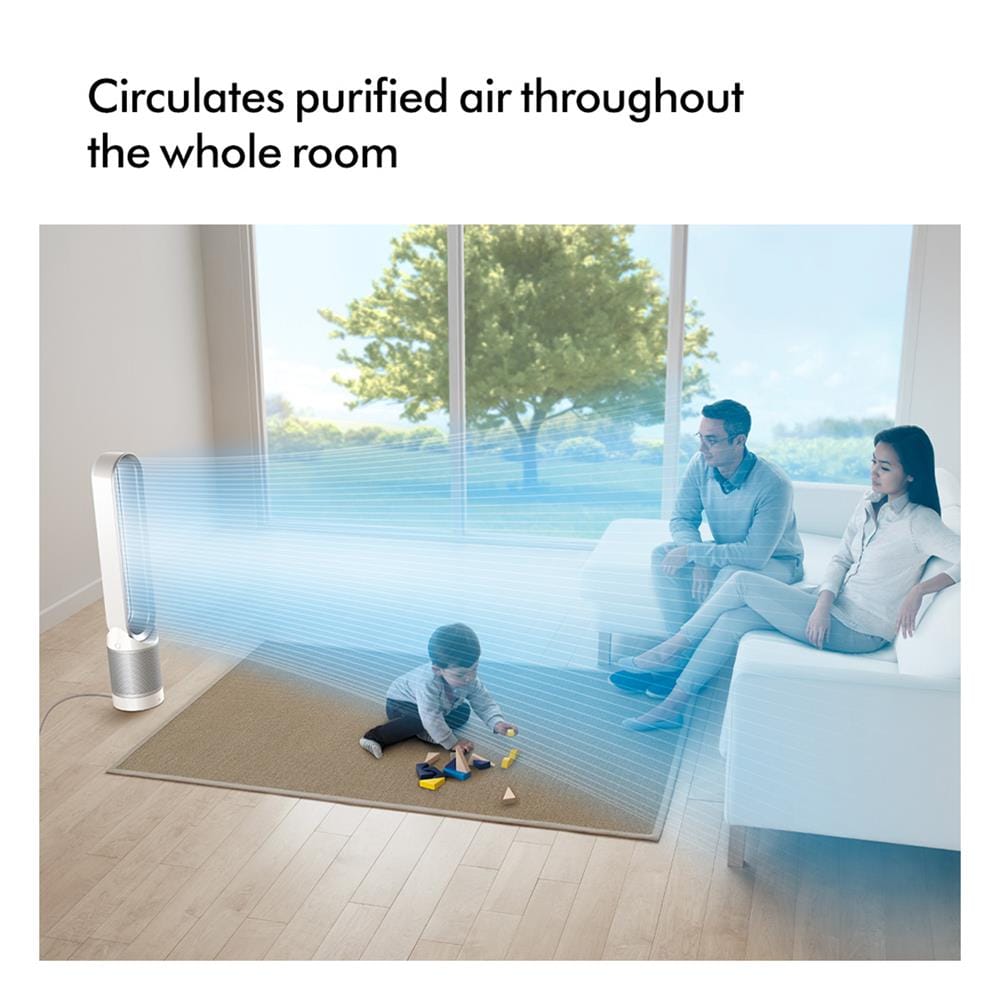 เครื่องฟอกอากาศ 27 ตร.ม. DYSON TP00 PURE COOL สีขาว/เงิน