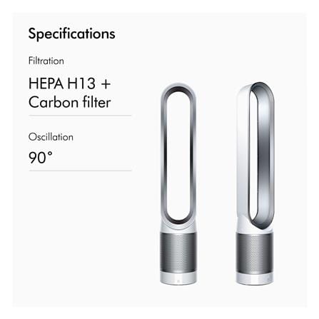เครื่องฟอกอากาศ 27 ตร.ม. DYSON TP00 PURE COOL สีขาว/เงิน_6