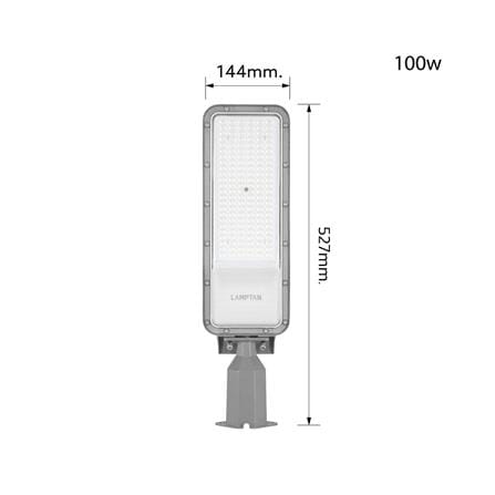 ไฟถนน LED LAMPTAN LEADER2 100 วัตต์ DAYLIGHT สีเทา_8
