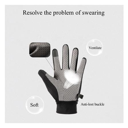 ถุงมือออกกำลังกาย WINDS GLOVE SIZE L สีดำ_1