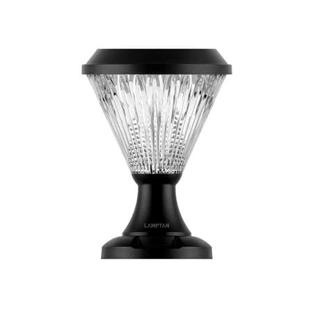 ไฟหัวเสา SOLAR LAMPTAN SPOUT 15 วัตต์ DAYLIGHT/COOL WHITE/WARM WHITE สีดำ_1