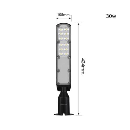 ไฟถนน LED LAMPTAN SKYLINE 30 วัตต์ DAYLIGHT สีดำ_10