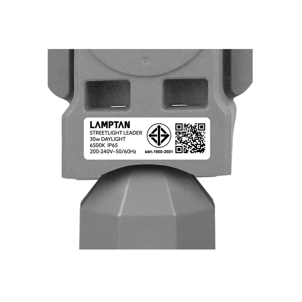 ไฟถนน LED LAMPTAN LEADER2 30 วัตต์ DAYLIGHT สีเทา