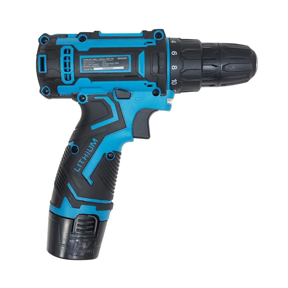 สว่านไร้สาย (พร้อมแบตเตอรี่) MATALL PRO HBHL9005 12 โวลต์