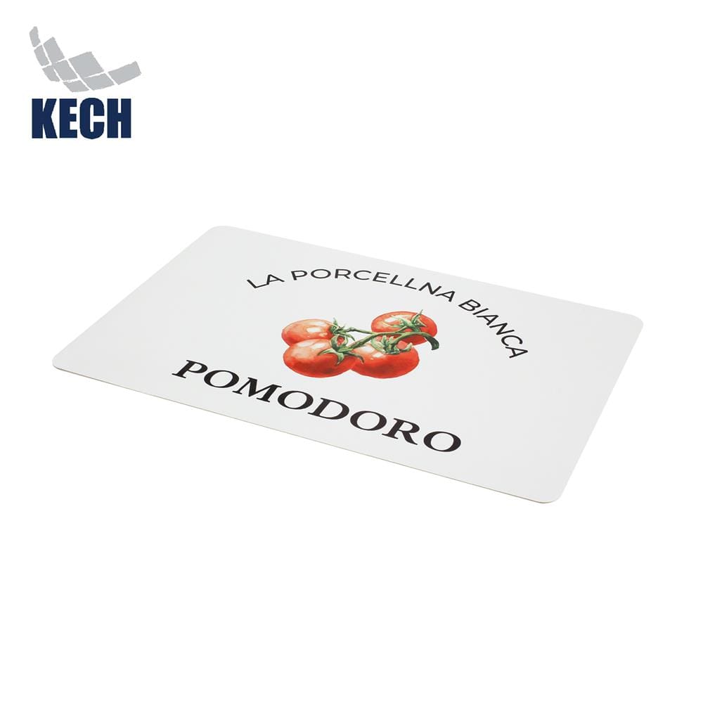 แผ่นรองจาน PVC KECH VG TOMATO สีขาว_1