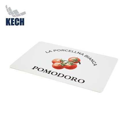แผ่นรองจาน PVC KECH VG TOMATO สีขาว_0