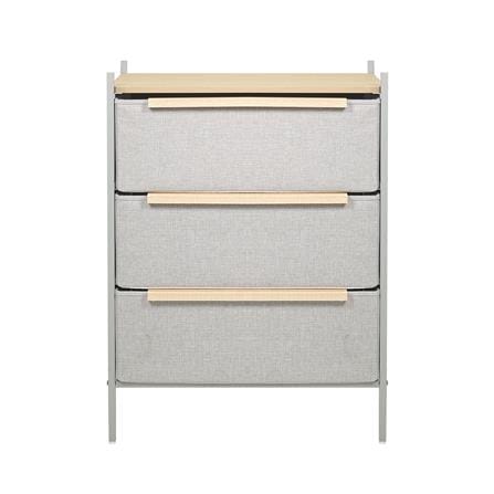 ชั้นลิ้นชักผ้า 3 ชั้น STACKO JAZE 57.5X38.9X78.8 ซม. สีเทา_1
