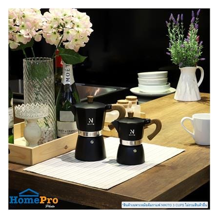 หม้อต้มกาแฟ NIKITO 3 CUPS สีดำ_5
