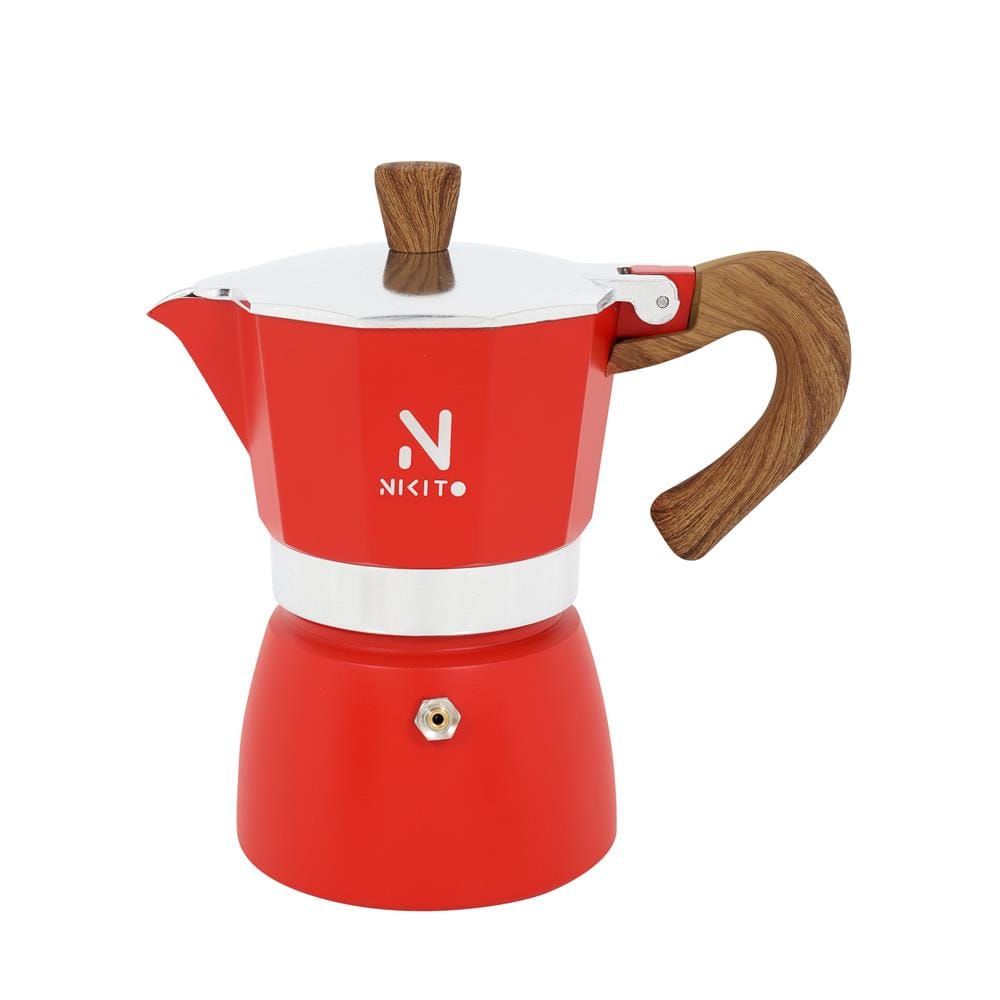 หม้อต้มกาแฟ NIKITO 3 CUPS สีแดง_1