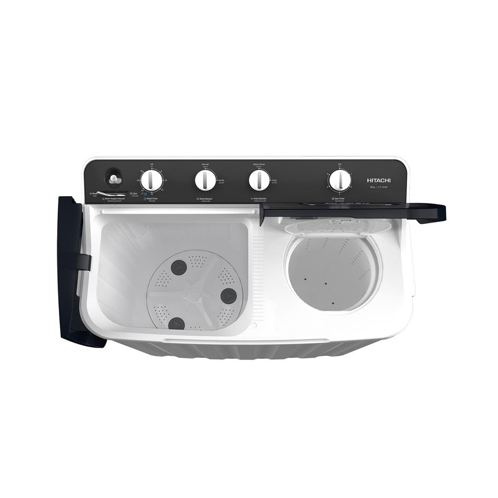 เครื่องซักผ้า 2 ถัง HITACHI LTT 12JWT MRG 12 กก. สีเทา